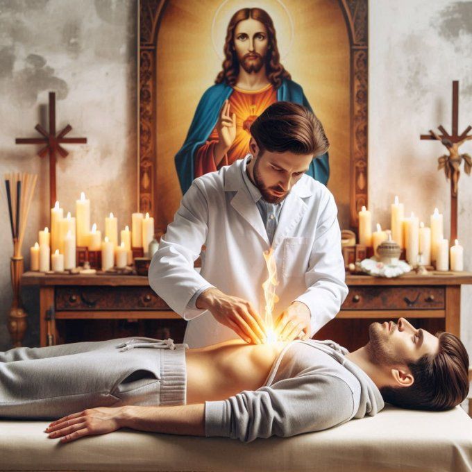 Séance de soins Christiques