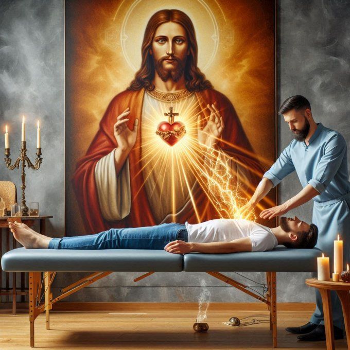 Séance de soins Christiques